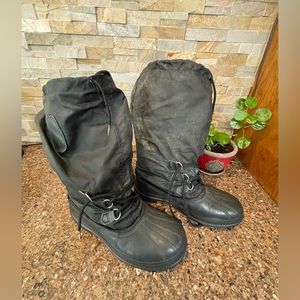 Sorel Rain and Winter boots. Fair used condition.